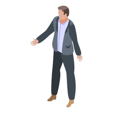 Broker öneri simgesi, izometrik biçim