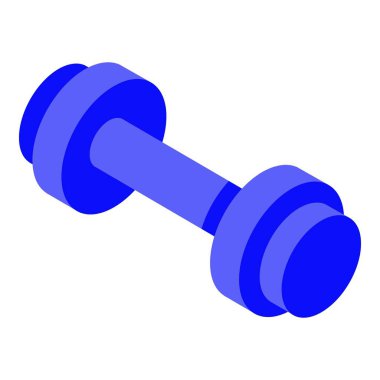 Çocuk dambıl simgesi, izometrik biçim