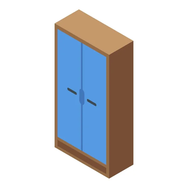 Gyermekszoba szekrény ikon, izometrikus stílus — Stock Vector