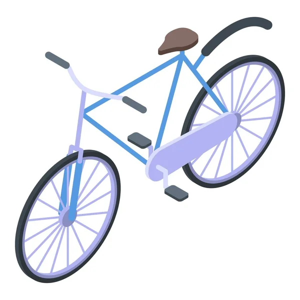 Σουηδικό εικονίδιο ποδηλάτου, ισομετρικό στυλ — Διανυσματικό Αρχείο