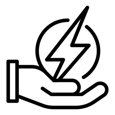 Araba enerji simgesini, taslak biçimini koru