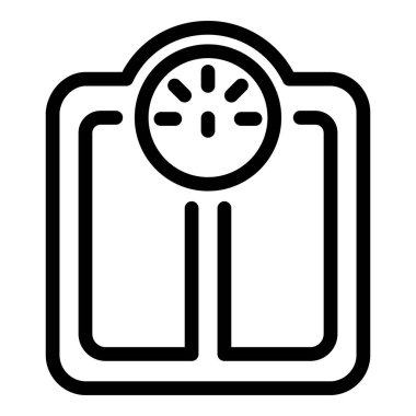 Ağırlık ölçek simgesi, özet biçimi