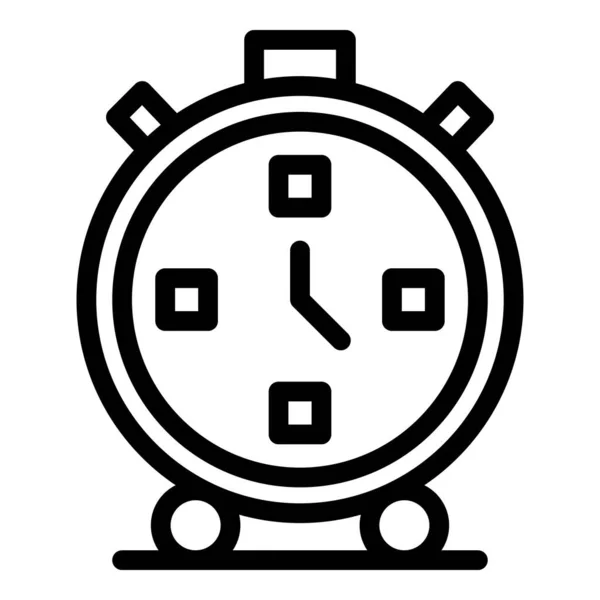 Icona del cronometro da palestra, stile contorno — Vettoriale Stock
