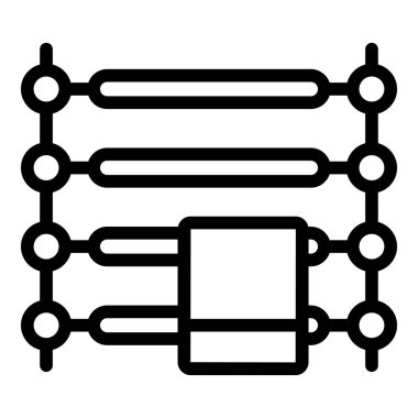 Havlu kurutma simgesi, taslak biçimi