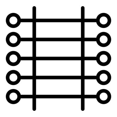 Banyo ısıtma simgesi, taslak biçimi