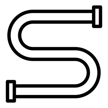 Kuru havlu yılan simgesi, taslak biçimi