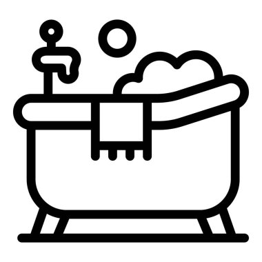 Ev küveti simgesi, taslak biçimi