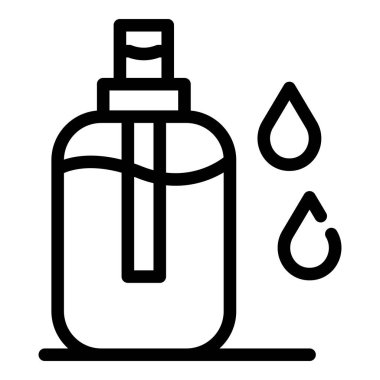 Sıvı antiseptik simge, özet biçimi