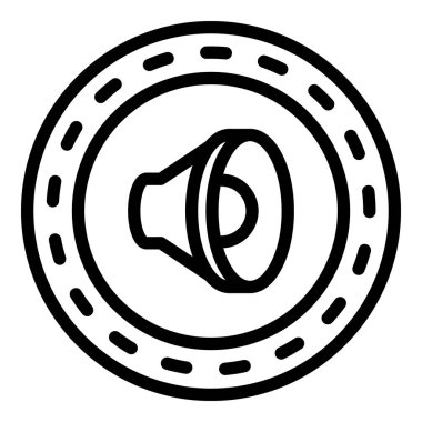 Ses hoparlörü simgesi, özet biçimi