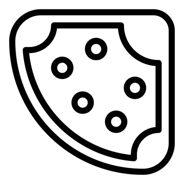 Strona główna jacuzzi ikona, zarys stylu — Wektor stockowy