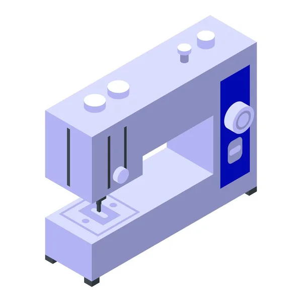 Icône de machine à coudre, style isométrique — Image vectorielle