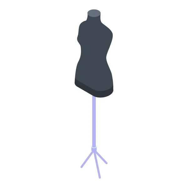 Maniquí de plástico icono, estilo isométrico — Vector de stock