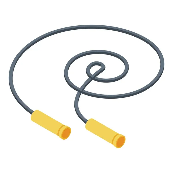 Jumping rope icon, isometric style — Stock Vector