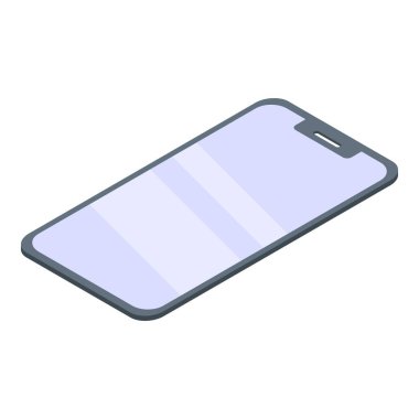 İzometrik tarzda cam simgesini çökert