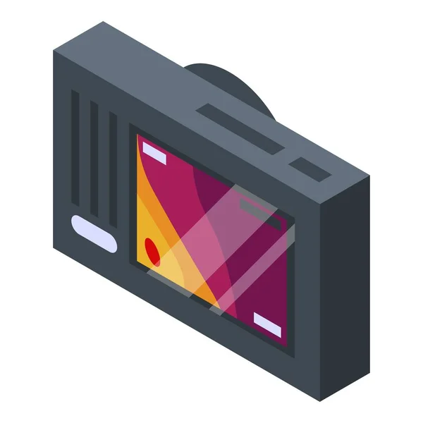 Icône imageur thermique de la caméra, style isométrique — Image vectorielle