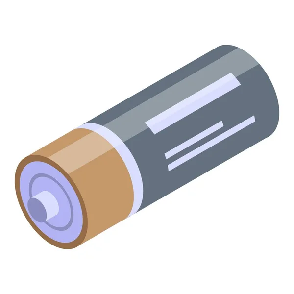 Icône de batterie de l'appareil, style isométrique — Image vectorielle