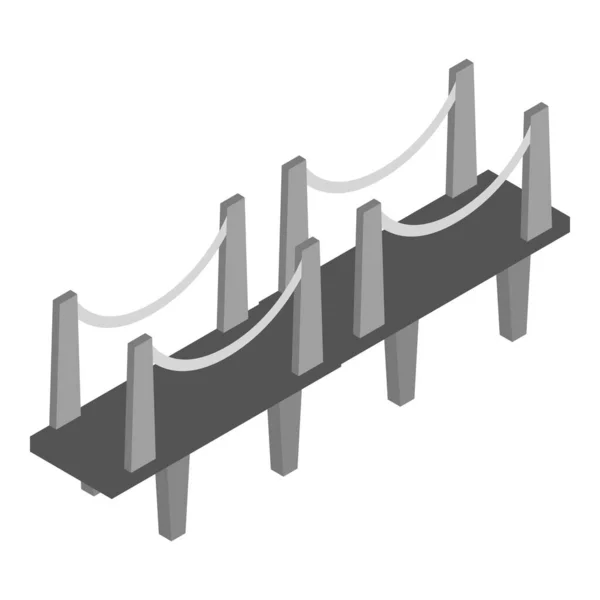 Icône pont Londres, style isométrique — Image vectorielle