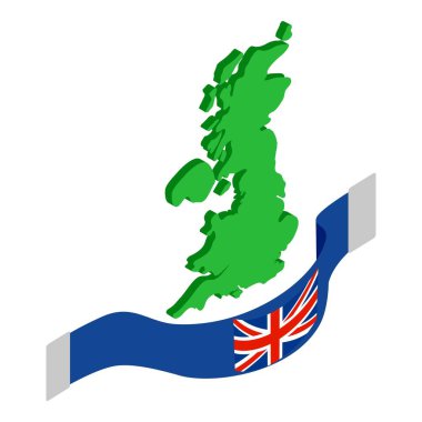 Harita uk simgesi, izometrik biçim