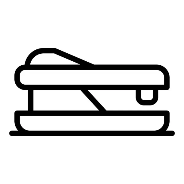 Иконка степлер, стиль контура — стоковый вектор