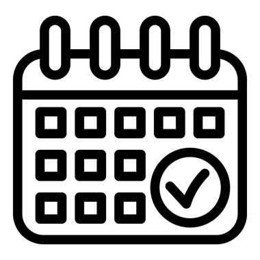 Çalışan takvim tarihi simgesi, özet biçimi