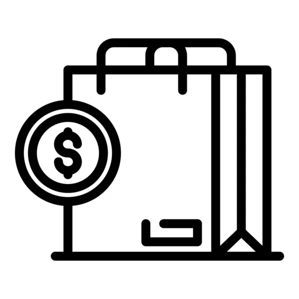 Hitelkártya ikon, vázlatos stílus — Stock Vector