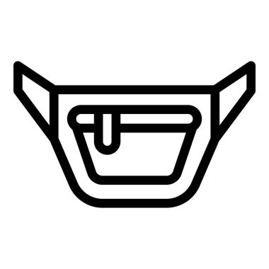 Para çantası simgesi, taslak biçimi