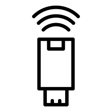 Kablosuz uzaktan kontrol simgesi, özet biçimi