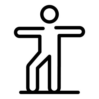 Son sınıf egzersiz ikonu, taslak biçimi