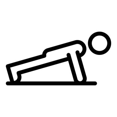 Çalışma üst düzey şınav simgesi, özet biçimi