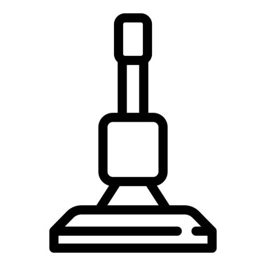 El borusu buhar temizleme ikonu, taslak biçimi