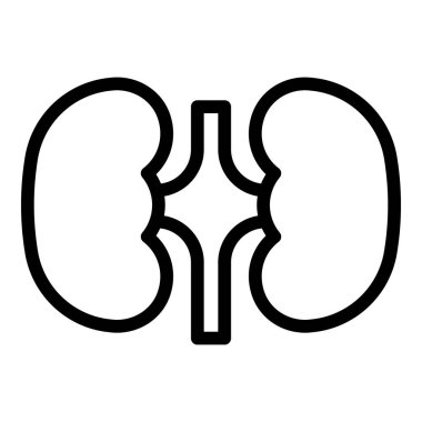 Üroloji böbrek simgesi, taslak biçimi