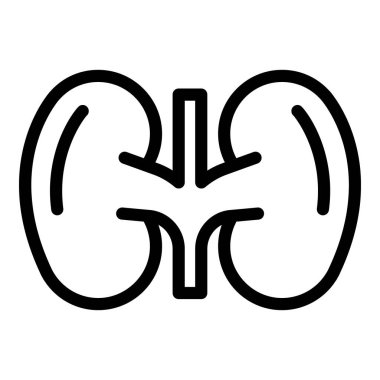 Sistem böbrek simgesi, dış hat biçimi