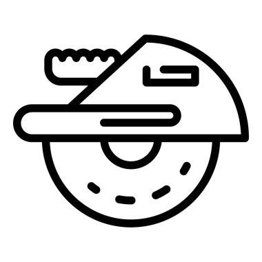 Dairesel testere simgesi, özet biçimi