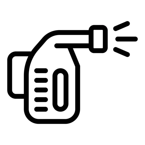 蒸汽清洁剂图标,轮廓样式 — 图库矢量图片