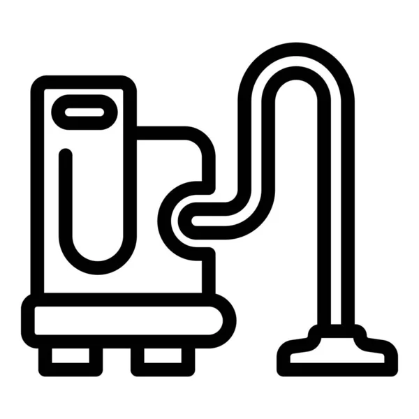 Icono del limpiador de vapor de la casa, estilo de esquema — Vector de stock