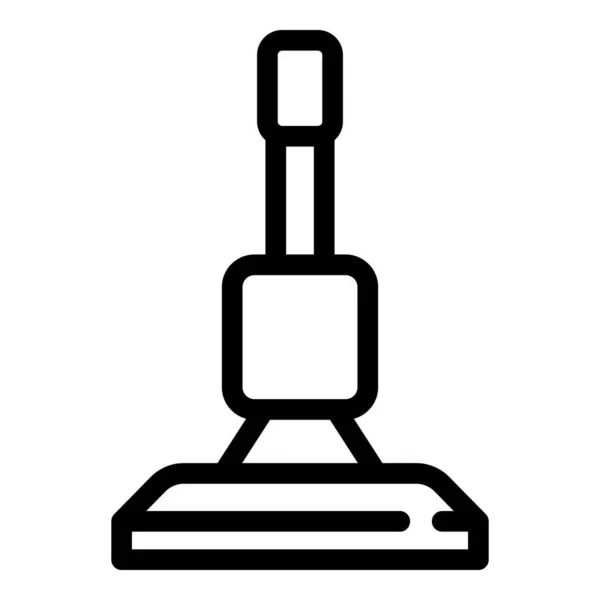 Icona pulitore a vapore tubo a mano, stile contorno — Vettoriale Stock