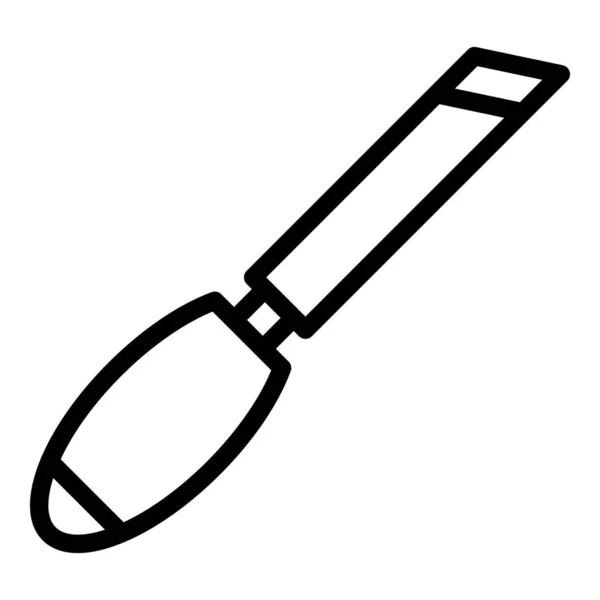 Werkstattmeißel-Symbol, Umrissstil — Stockvektor