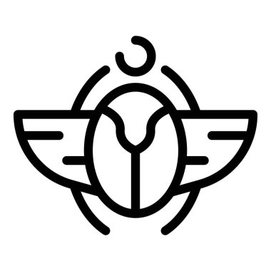 Böcek kanatları simgesi, taslak biçimi