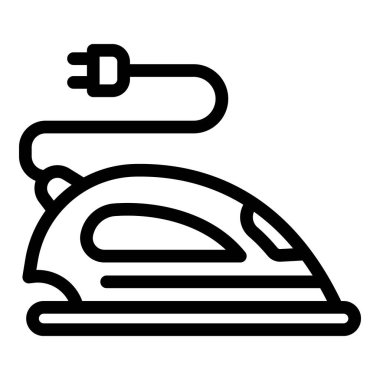 Düz demir simgesi, dış hat biçimi