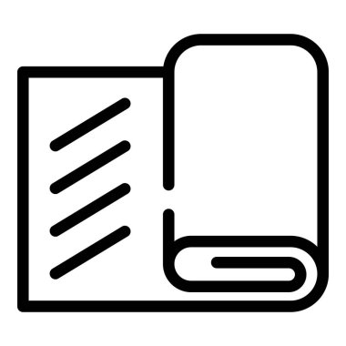 Tekstil malzeme simgesi, özet biçimi