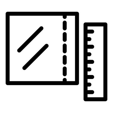 Tekstil ölçüm simgesi, özet biçimi