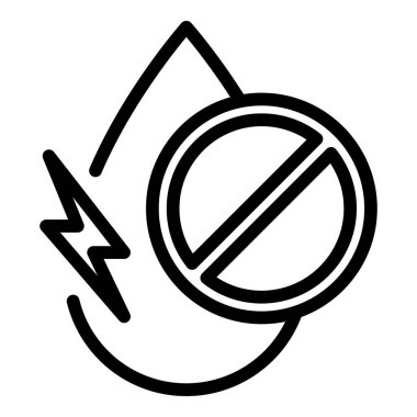 Sindirim damlası sıvı simgesi, özet biçimi