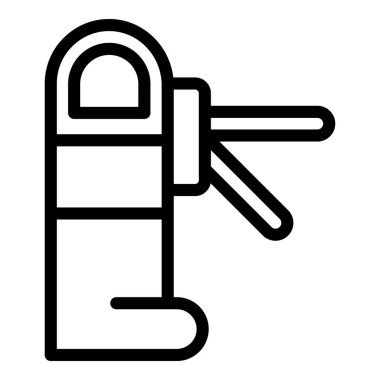 Metro turnikesi simgesi, özet biçimi