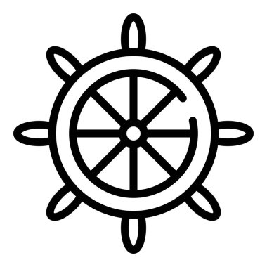 Denizci tekeri simgesi, taslak biçimi