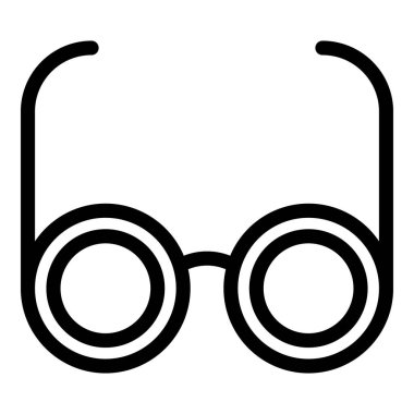 Gözlük kişisel bilgi simgesi, özet biçimi