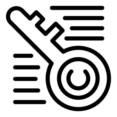 Anahtar kişisel bilgi simgesi, özet biçimi