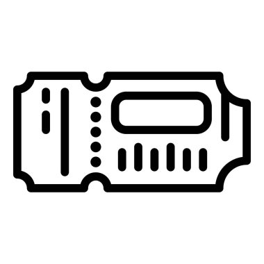 Uçak bileti simgesi, taslak biçimi