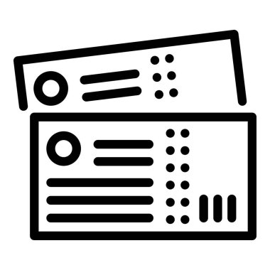 Akıllı otobüs bileti simgesi, özet biçimi