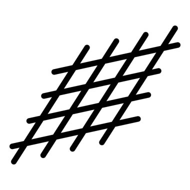 Metalurji metal ağ simgesi, dış hat biçimi