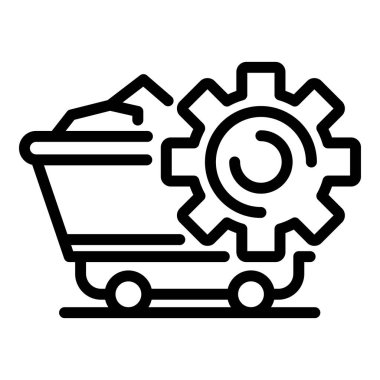 Metalürji madeni vagon simgesi, taslak biçimi